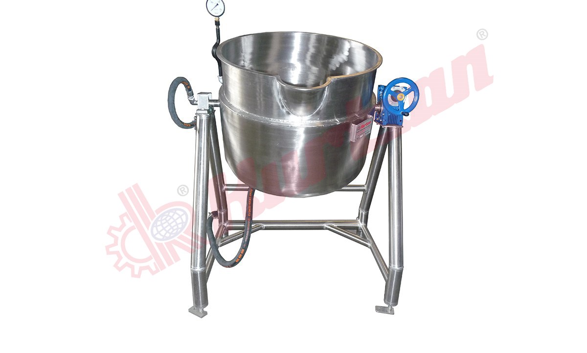 Steam-Jacketed Tilting Cooking Kettle