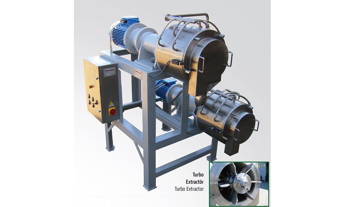 Two-Stage Turbo Extractor Pulper